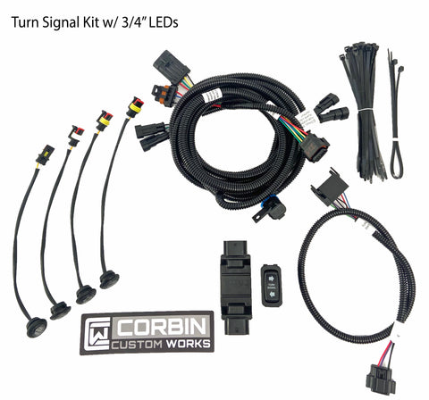 Turn Signal Kit for Polaris Ranger 1000 (Ride Command, 8-Pin Connector) - Harbor Town Honda & Polaris
