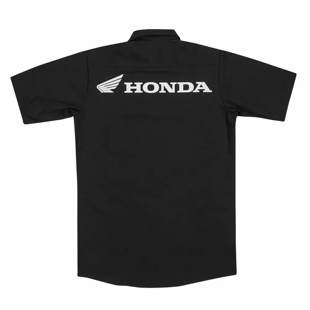Official Honda Men s Work Shirt, Black - HP17S-M148 - Harbor Town Honda & Polaris