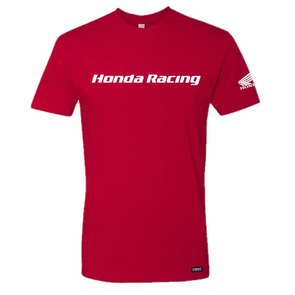 Official Honda Racing Red Tee, Red - HP21S-M250 - Harbor Town Honda & Polaris