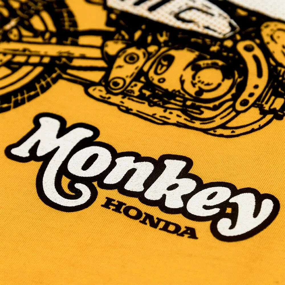Official Honda Monkey Moto Tee, Yellow - HP19S-M207 - Harbor Town Honda & Polaris