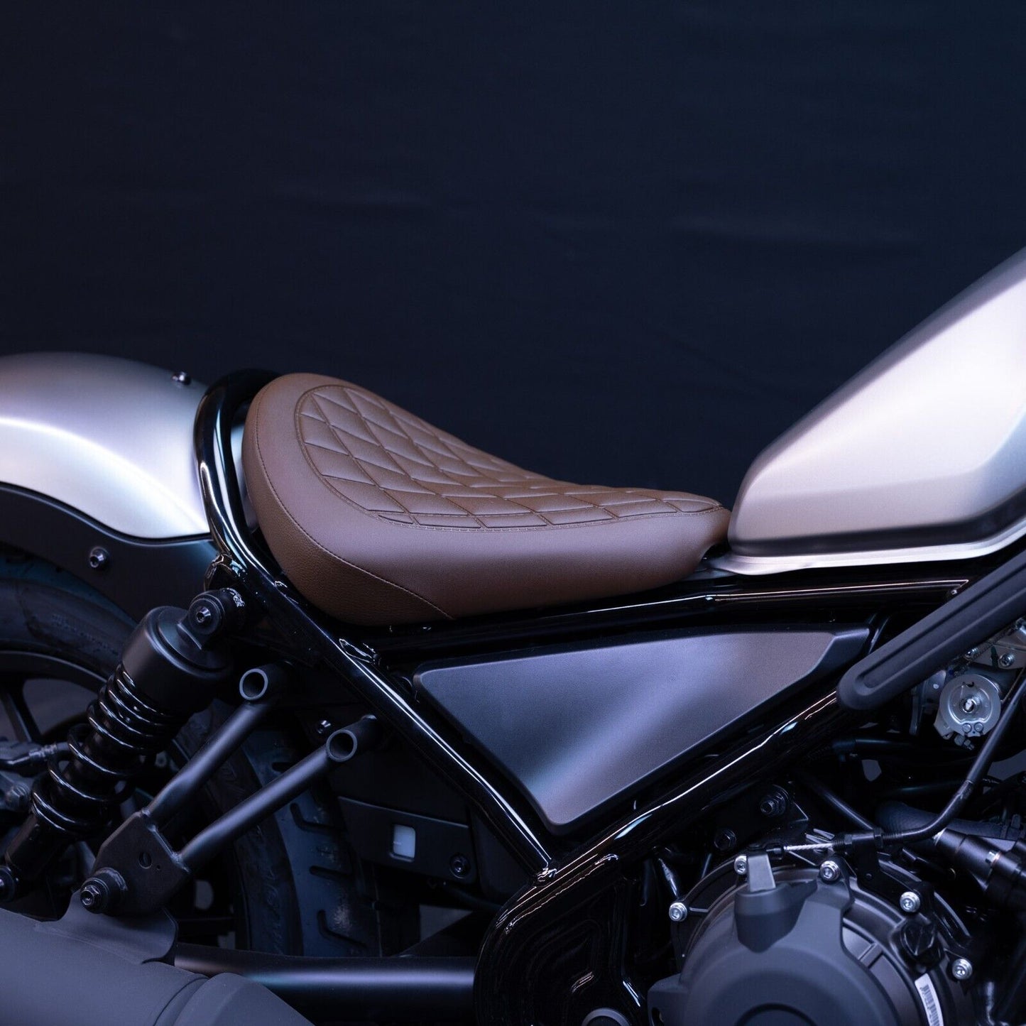 Honda Rebel Custom Upgrade Brown Seat, For Rebel 300/500 - 08R76-K87-A30ZB - Harbor Town Honda & Polaris
