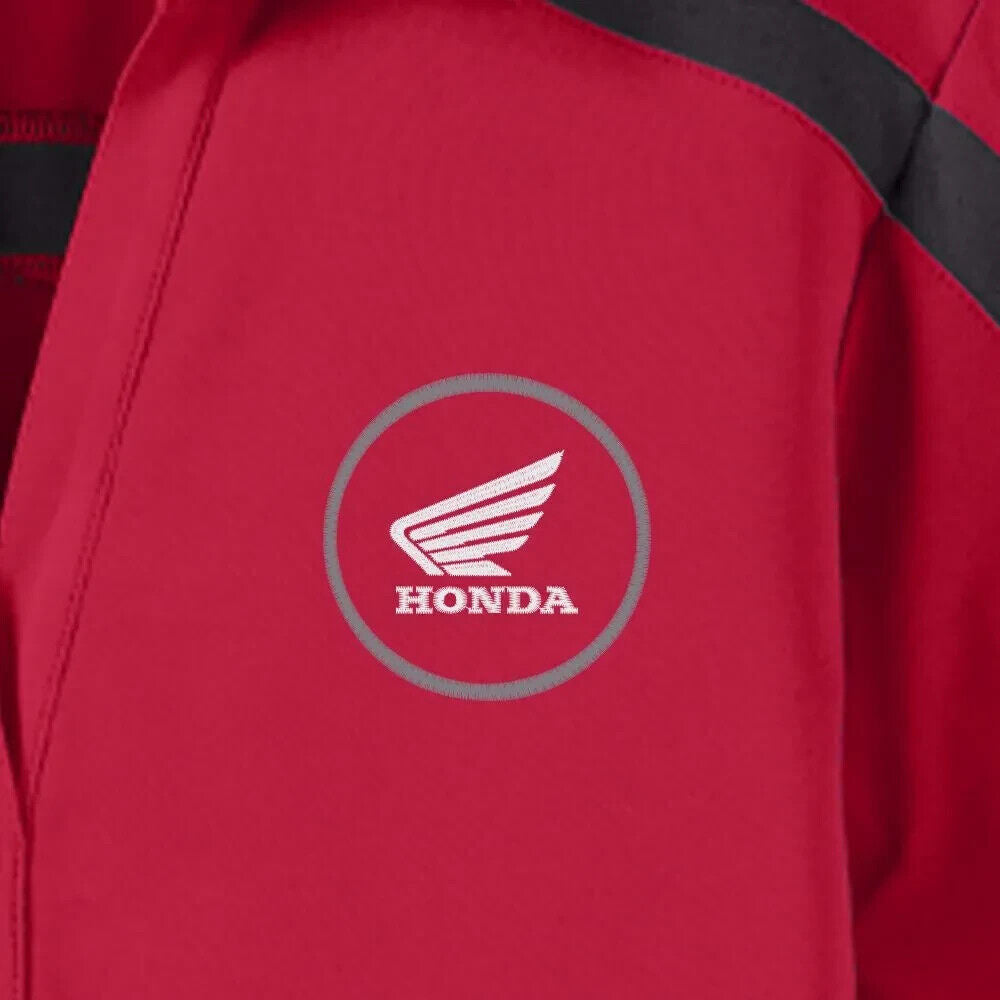 Official Honda RRC Ride Red Ladies Polo, Red - HP20E-L229 - Harbor Town Honda & Polaris