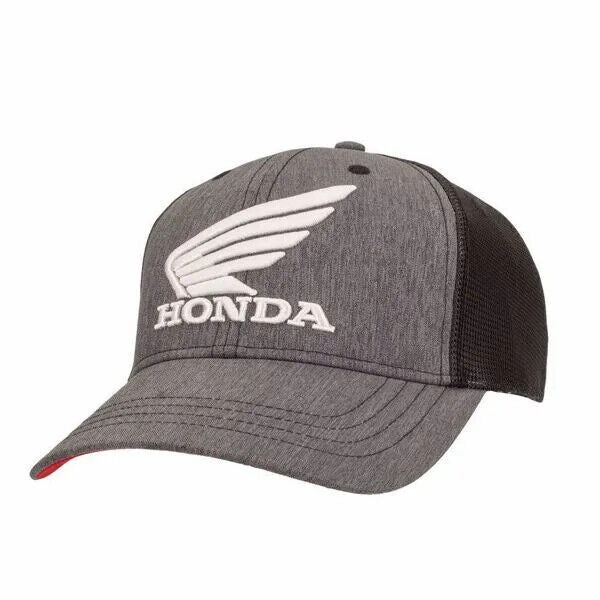 Honda Mesh Back Utility Cap, Gray - H1612 - Harbor Town Honda & Polaris