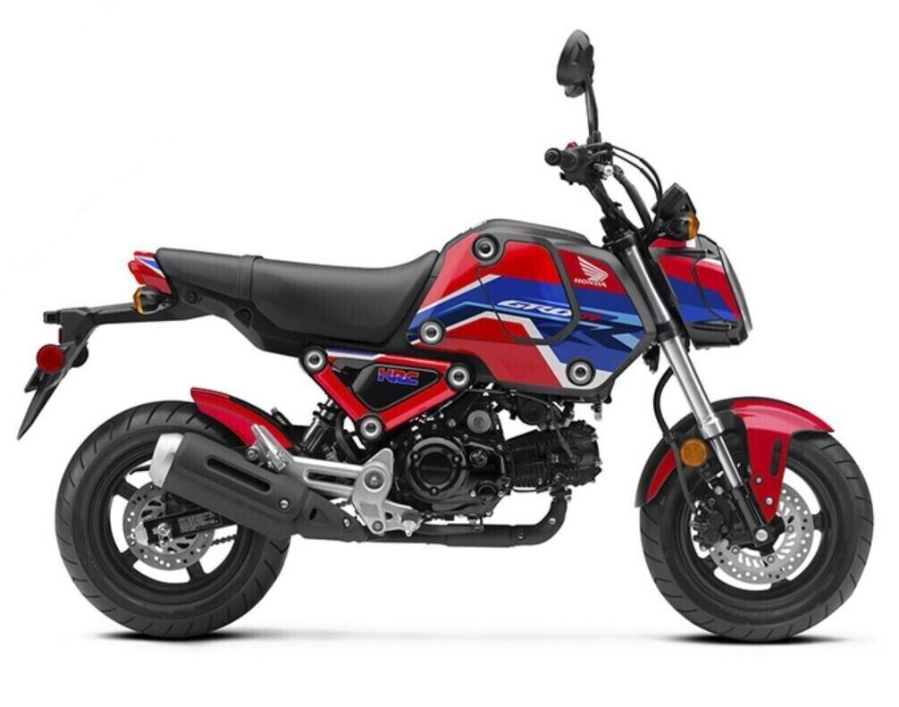 Honda Tri-color Decals for 2022+ Honda Grom, OEM - Harbor Town Honda & Polaris