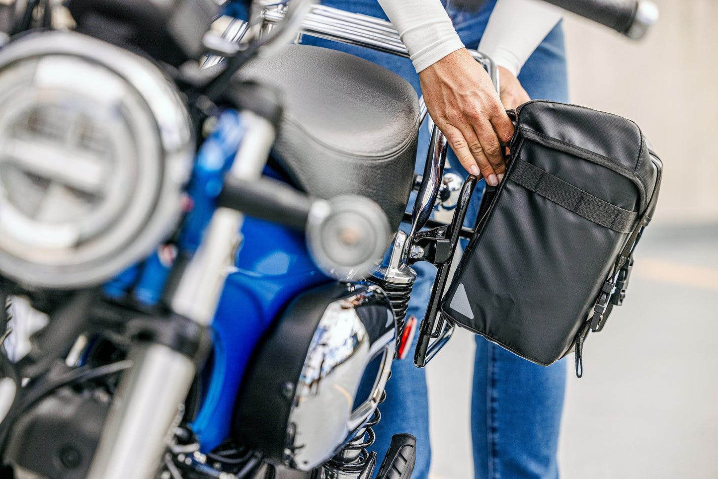 Honda Dax 125 OEM Saddle Bag Mount (mount ONLY, bag sold separately) - 08L71-K2W-A20ZA - Harbor Town Honda & Polaris