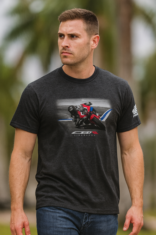 Official Honda CBR Fireblade Race Graphic Tee, Black
