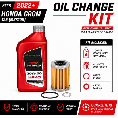 Oil Change Kit - 2021 + Honda Grom - Harbor Town Honda & Polaris