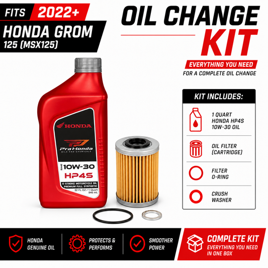 Oil Change Kit - 2021 + Honda Grom