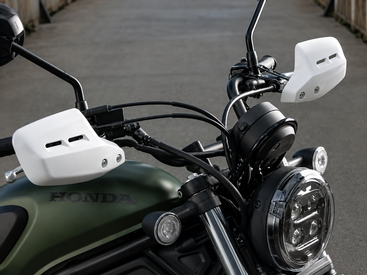 Honda SCL500 Hand Guards, White | OEM Accessory | 08P71-K3S-JA0