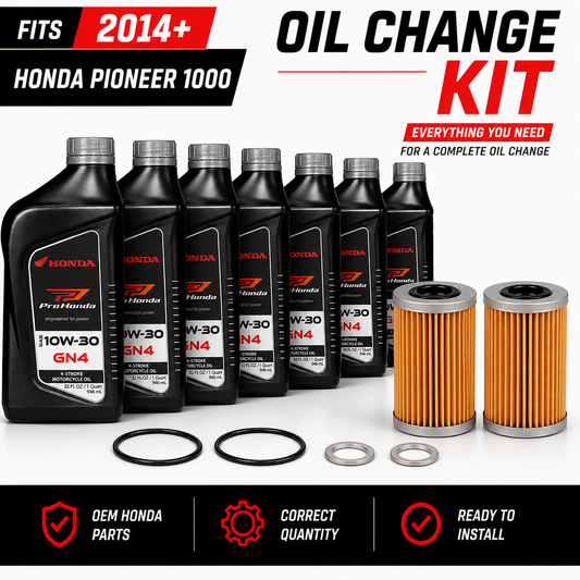 Honda OEM  Oil Change Kit for Honda Pioneer 1000 (2014+) - Harbor Town Honda & Polaris