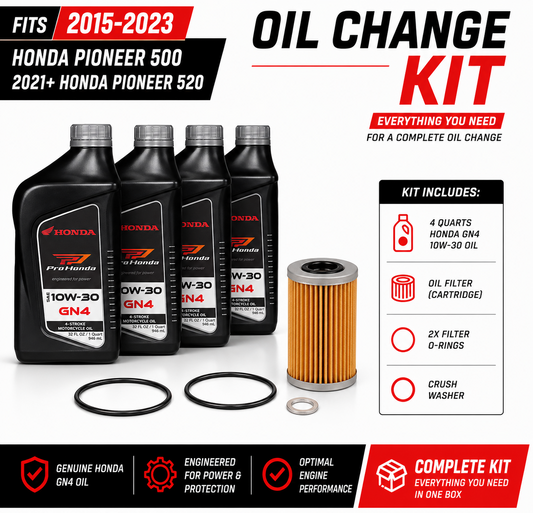 Honda OEM Oil Change Kit for Honda Pioneer 500/520 - Harbor Town Honda & Polaris