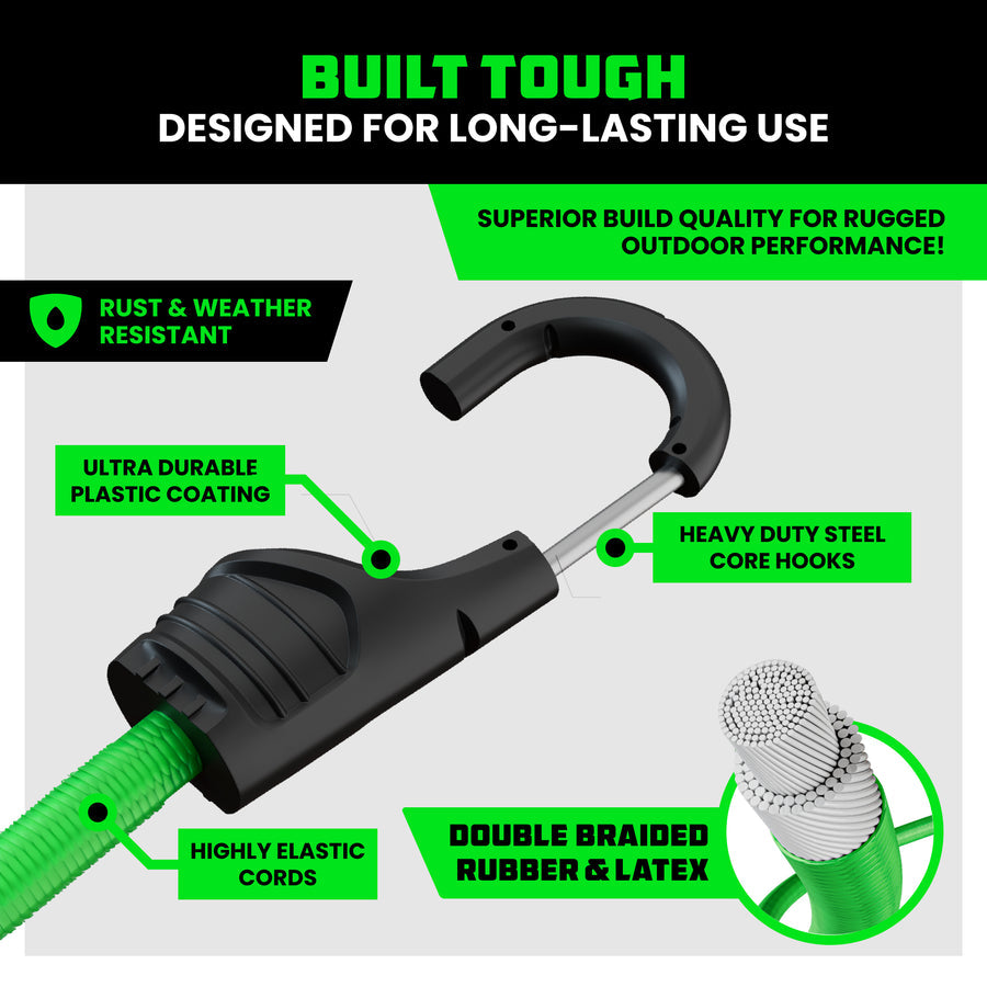 Rhino USA 28 Piece Bungee Cord Set - Harbor Town Honda & Polaris