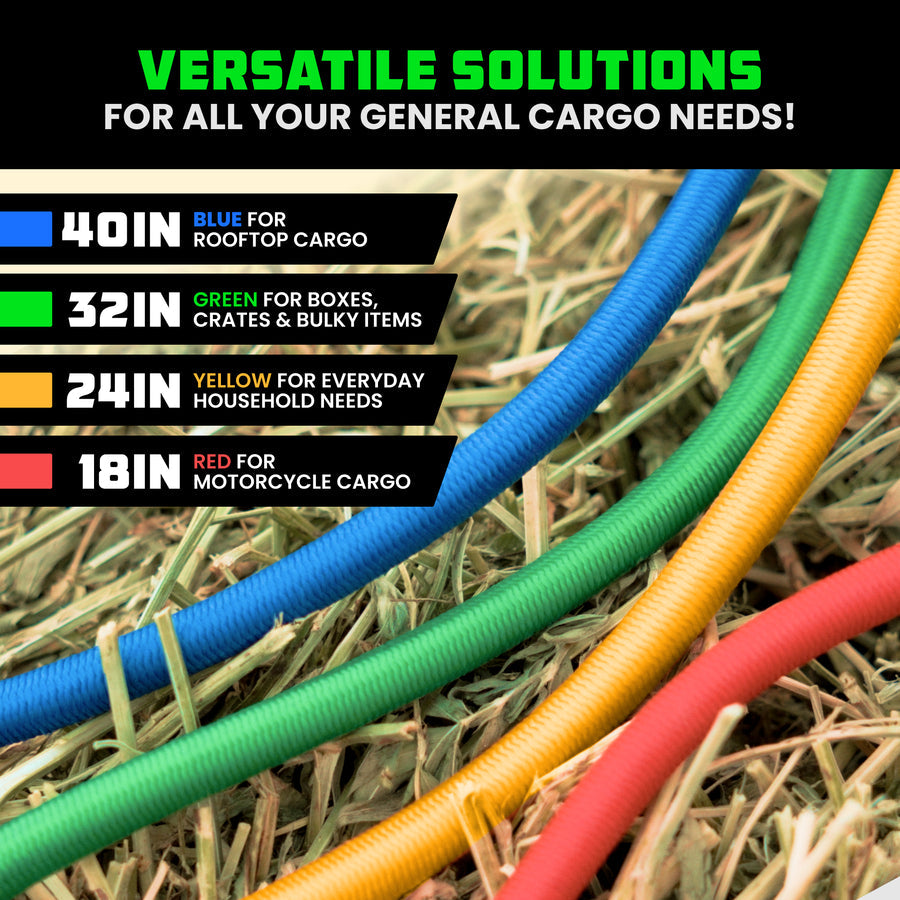Rhino USA 28 Piece Bungee Cord Set - Harbor Town Honda & Polaris