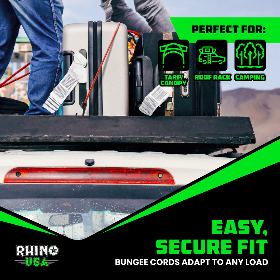 Rhino USA 28 Piece Bungee Cord Set - Harbor Town Honda & Polaris