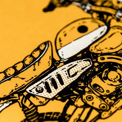 Official Honda Monkey Moto Tee, Yellow - HP19S-M207 - Harbor Town Honda & Polaris