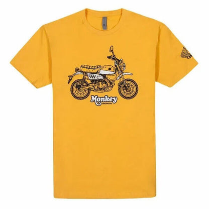 Official Honda Monkey Moto Tee, Yellow - HP19S-M207 - Harbor Town Honda & Polaris