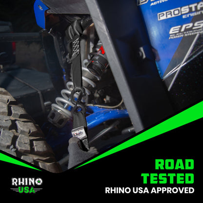 Rhino USA 1.6" x 17" Soft Loop Tie-Down Straps (4-Pack) - Harbor Town Honda & Polaris