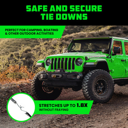 Rhino USA Heavy-Duty Tarp Straps Set - Harbor Town Honda & Polaris