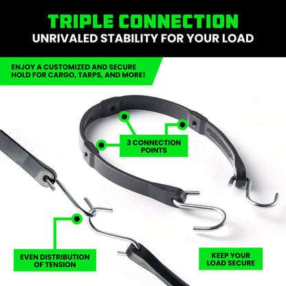 Rhino USA Heavy-Duty Tarp Straps Set - Harbor Town Honda & Polaris