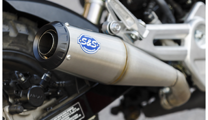 S&S Grand National Slip-On Exhaust for 2021 + Honda Grom - Harbor Town Honda & Polaris